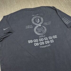 Nike Kobe Bryant Shirt Men XL Loose Boxy Fit Mamba Mentality Championship Black